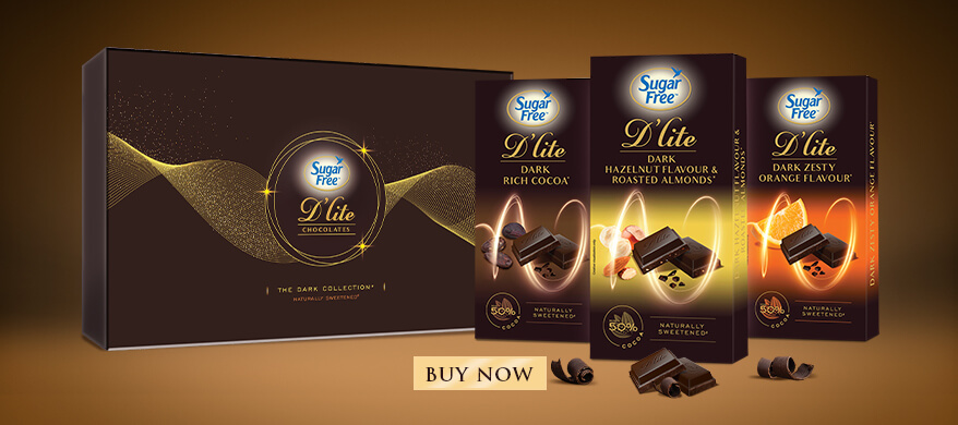 Sugar Free D'lite The Dark Collection Assorted 3 Chocolate Gift Pack