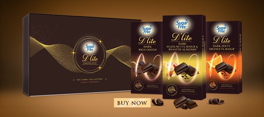 Sugar Free D'lite The Dark Collection Assorted 3 Chocolate Gift Pack