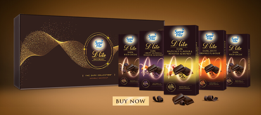 Sugar Free D'lite The Dark Collection Assorted 5 Chocolate Gift Pack