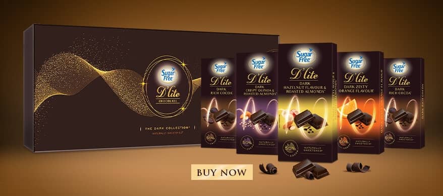 Sugar Free D'lite Dark Chocolate Collection - Pack of 5