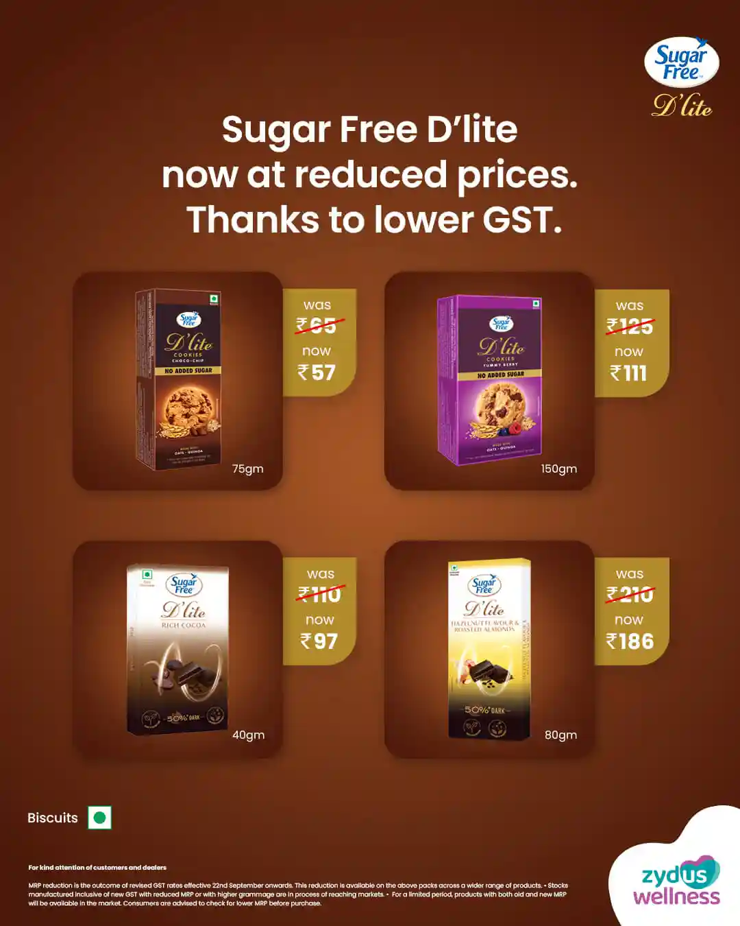 Sugar free d'lite -  GST Sugar free d'lite -  GST