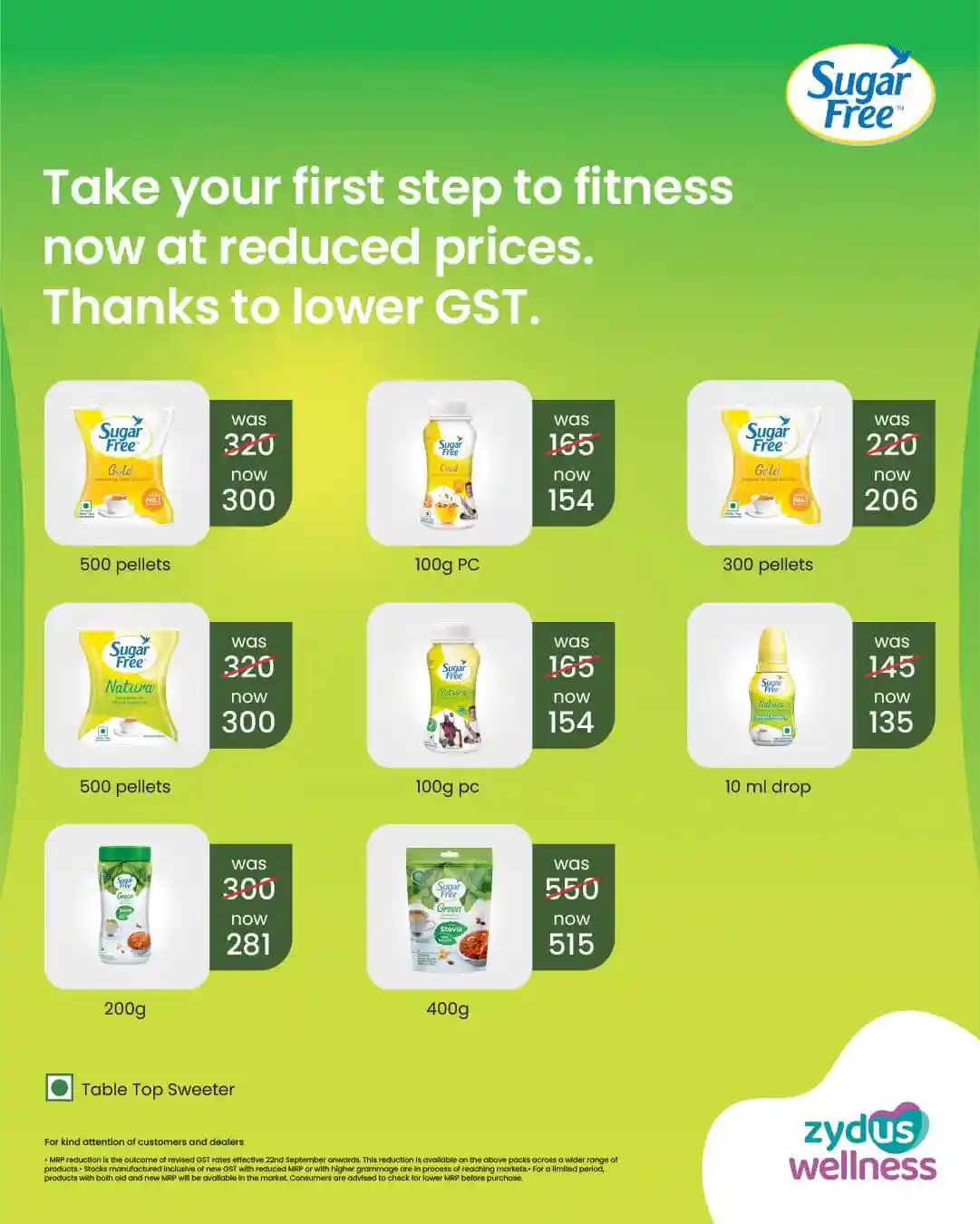 Take your first step to fitaness - GST