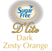 Sugar Free D'lite Zesty Orange Flavour Dark Chocolate Bar