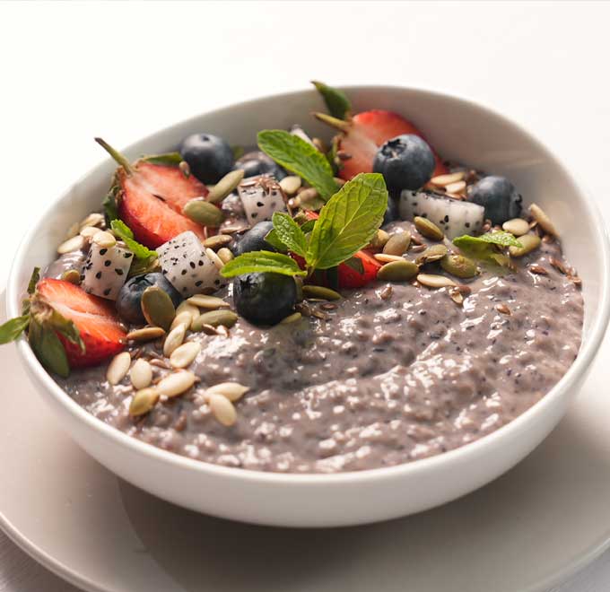 Blueberry Chia Pudding 