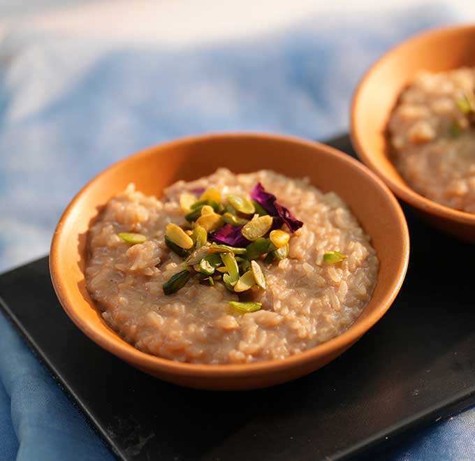 Oat Milk Rice Pudding 