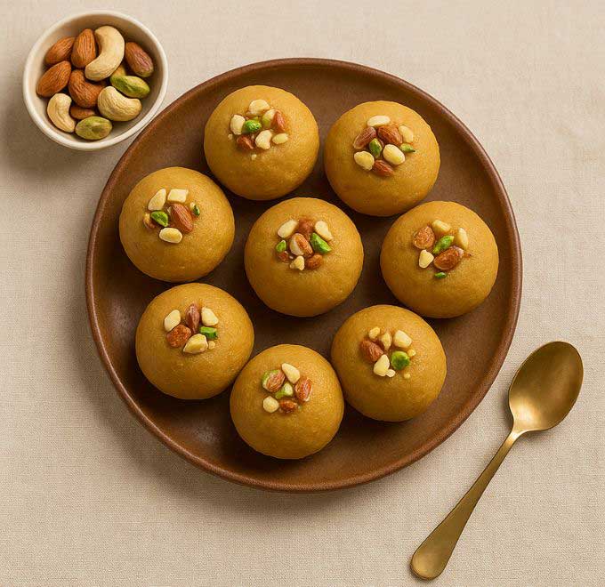 Sugar Free Besan Laddoo 