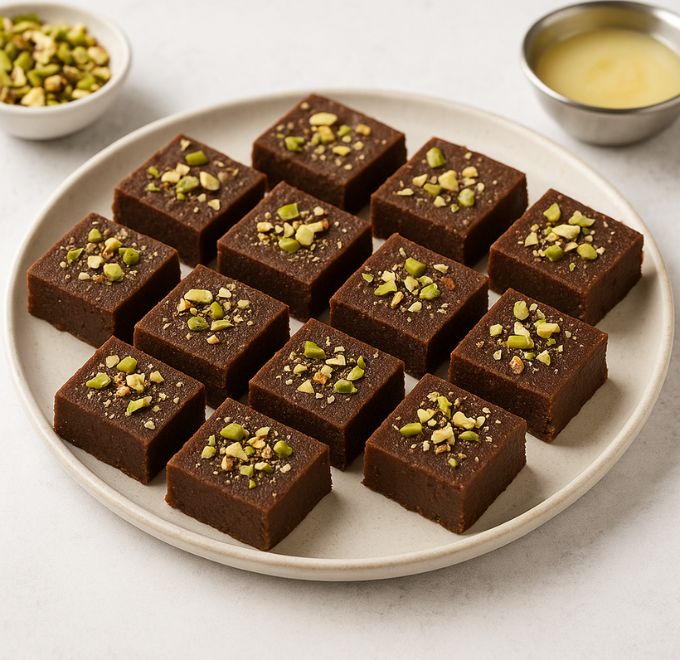 Sugar Free Chocolate Barfi Recipe 