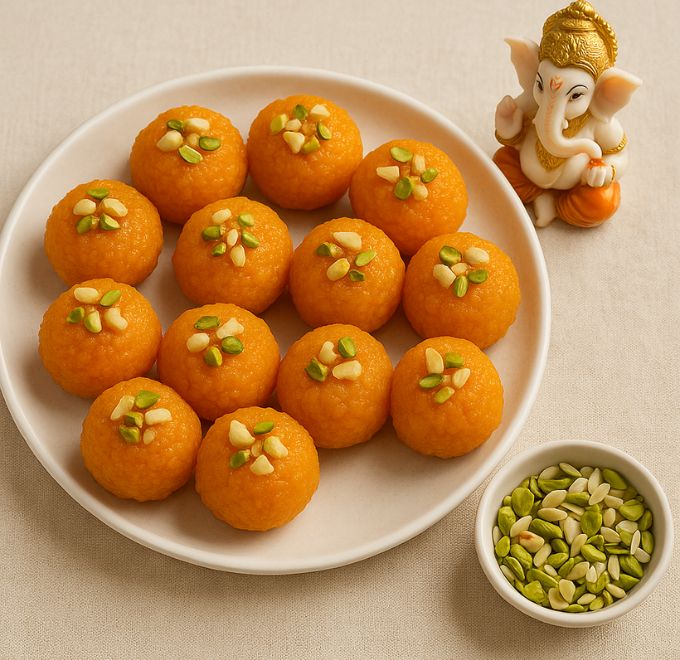 Sugar Free Motichur Laddu Recipe 