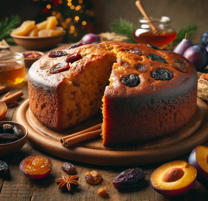 Sugar Free Plum Cake 