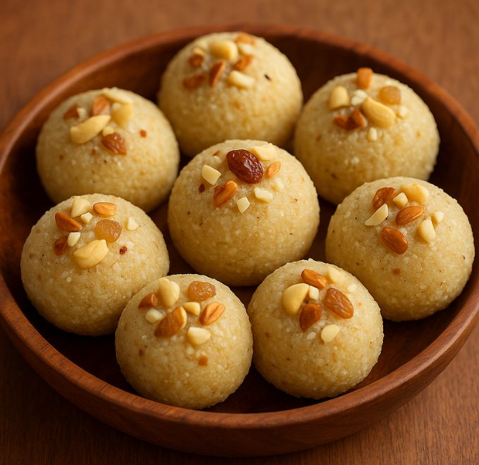 Sugar Free Rava Laddu Recipe 