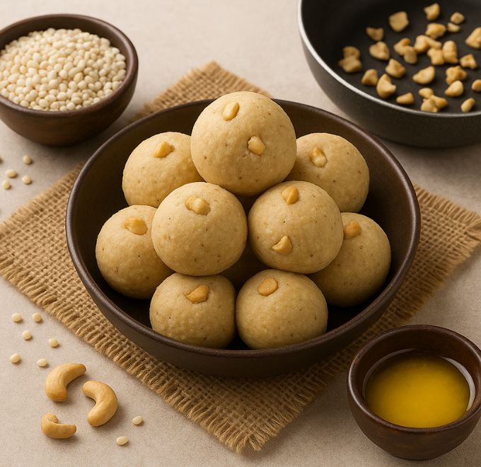 Sunnundalu or Urad Dal Laddu Recipe 