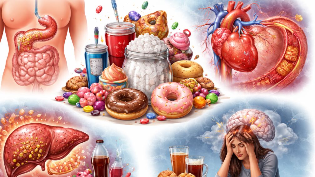 Chronic overconsumption of sugar