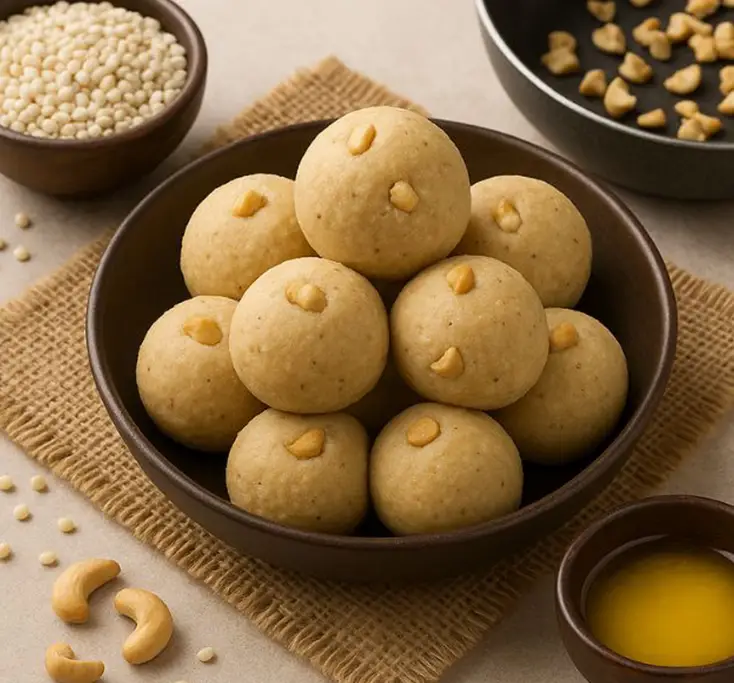 Sunnundalu or Urad Dal Laddu Recipe