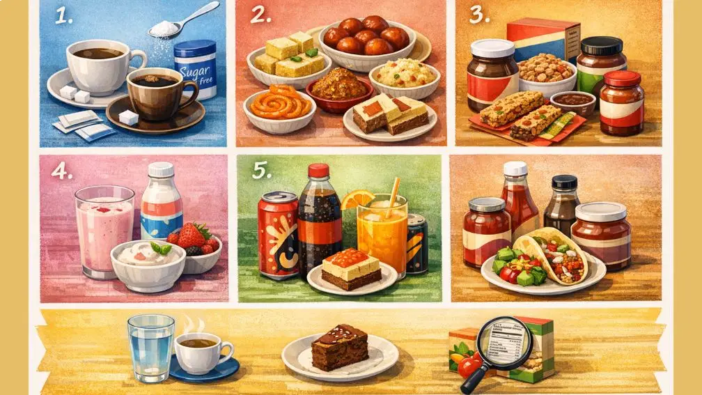 Top Sources of added Sugar to Limit