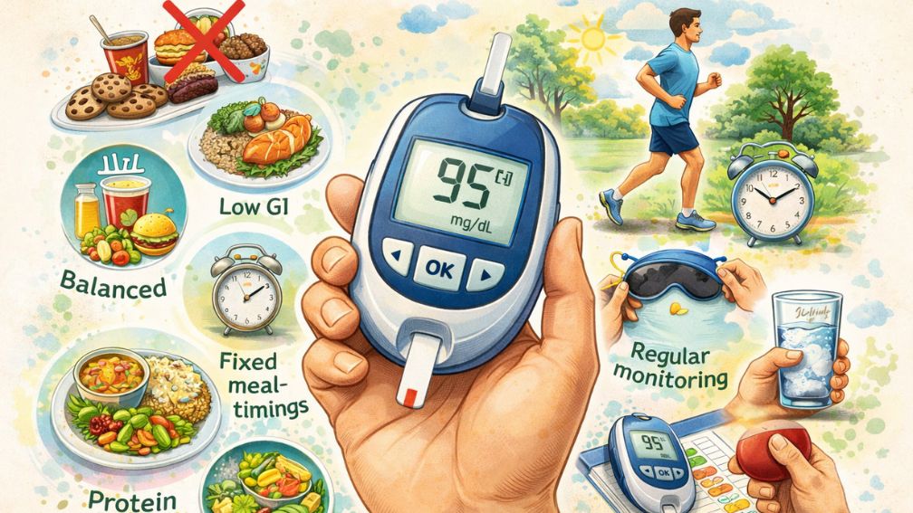 Managing blood sugar through lifestyle choices