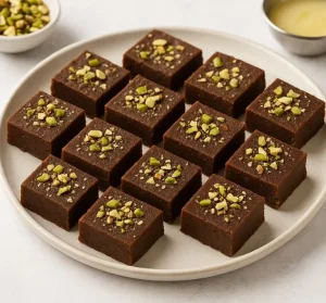 Sugar Free Chocolate Barfi Recipe