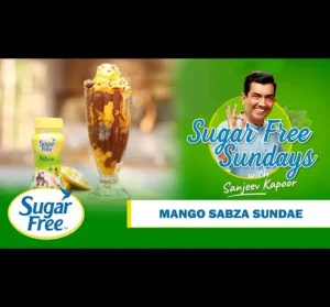 Sugar Free Mango Sabza Sundae Recipe