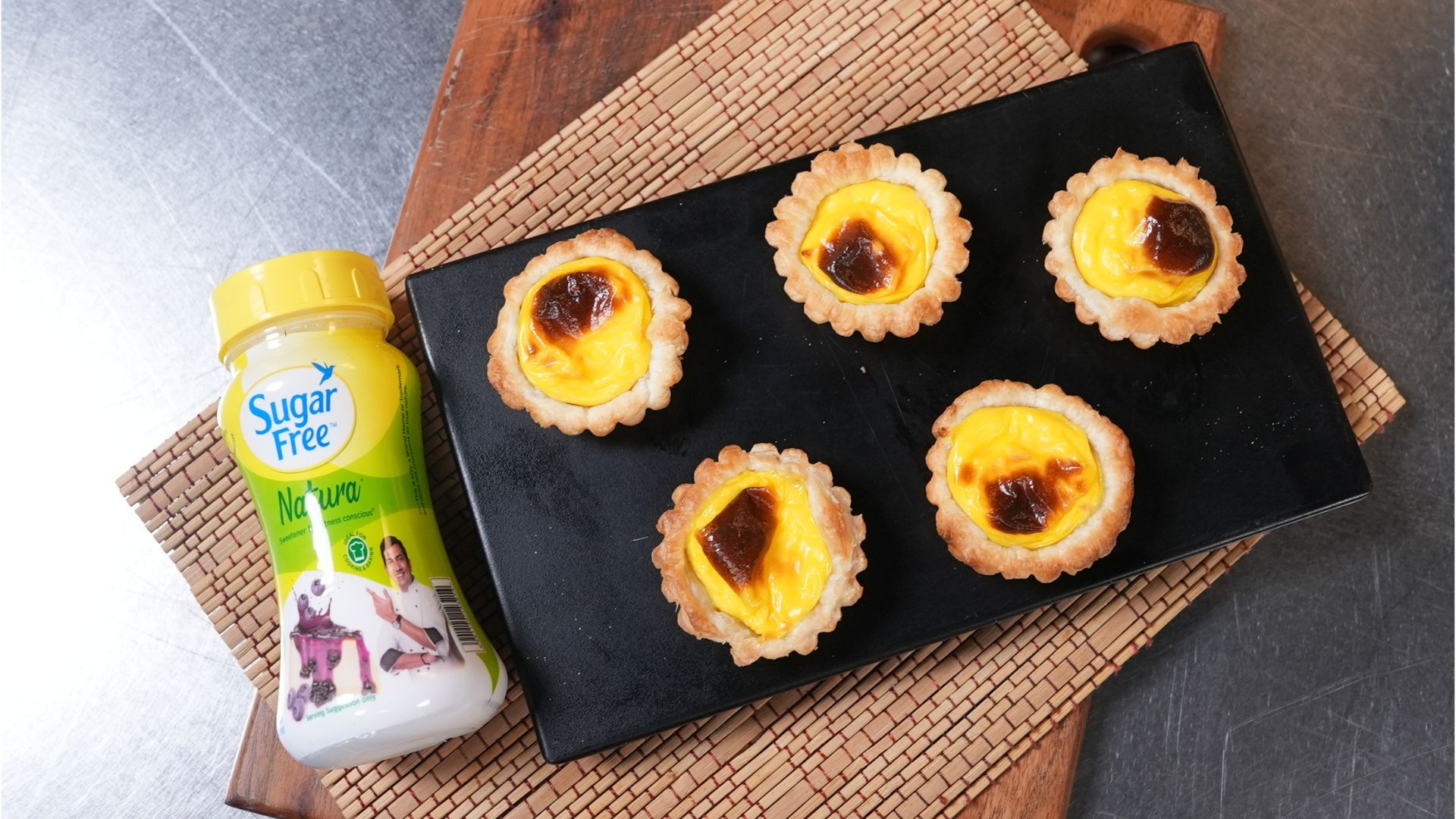 Pastel de Nata made with Sugar Free Natura