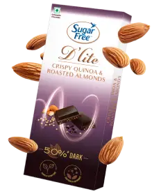 Sugar Free D'lite dark chocolate ingredients myth fact icon