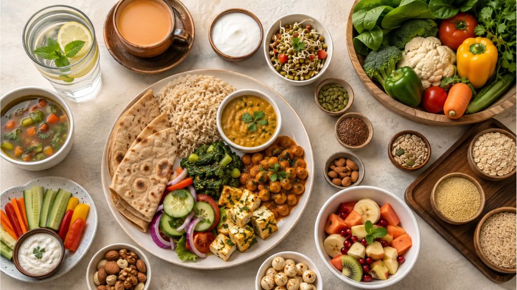 healthy Indian meal for 14-Day No Sugar Diet